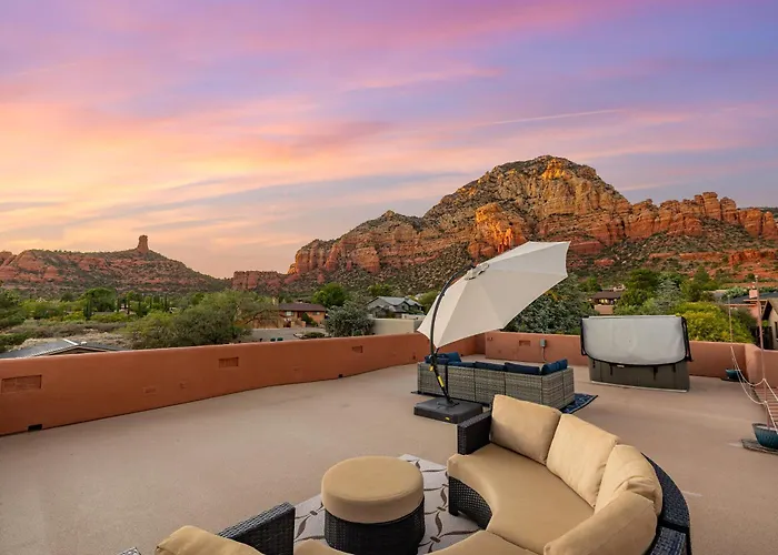 Rooftop Hot Tub Epic Red Rock Views Holiday home Sedona