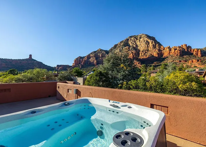 Rooftop Hot Tub Epic Red Rock Views * Sedona