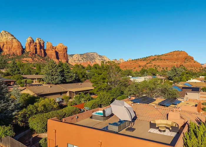 Rooftop Hot Tub Epic Red Rock Views * Sedona